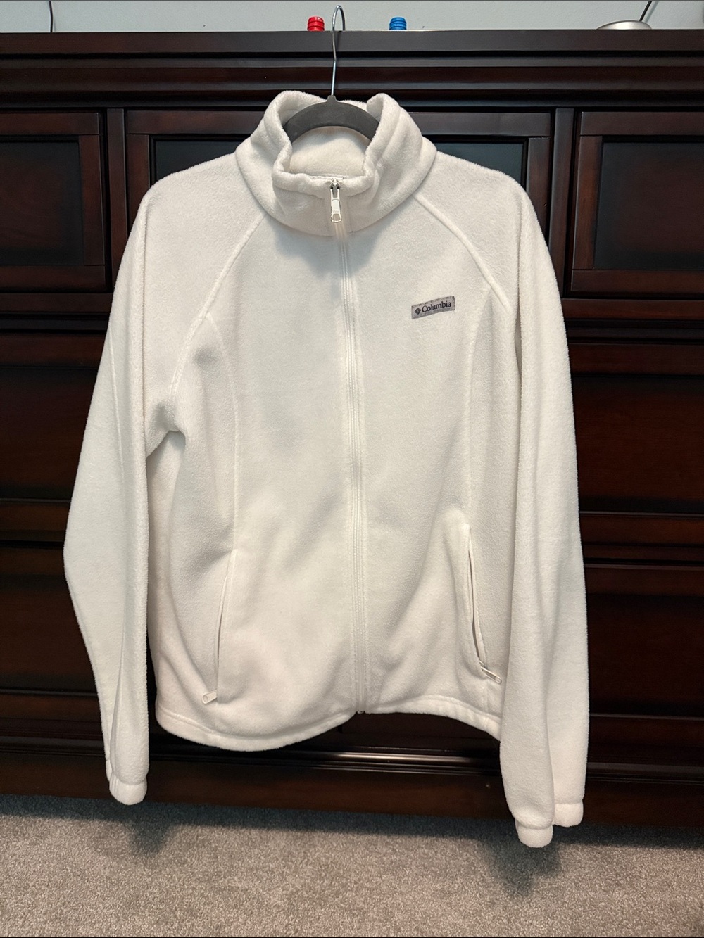 Columbia Women’s White Full-Zip Fleece Jacket